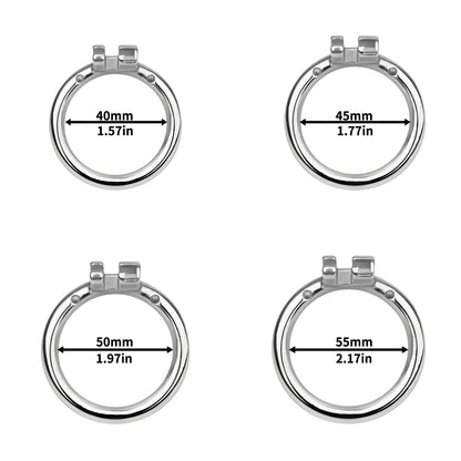 Steel Butterfly Flat Chastity Lock - 23