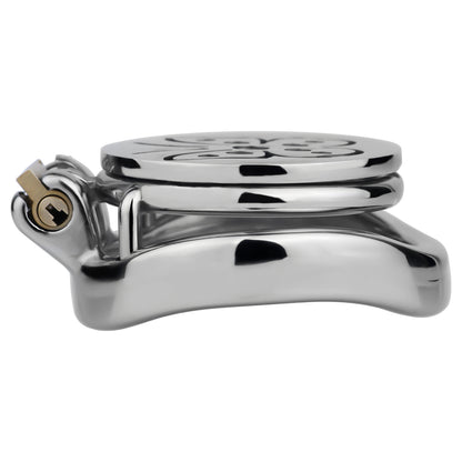 Steel Butterfly Flat Chastity Lock - 21