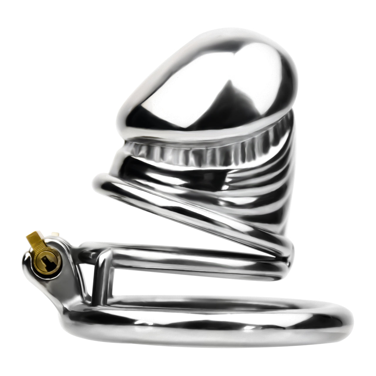 Steel Chastity Cage - 16