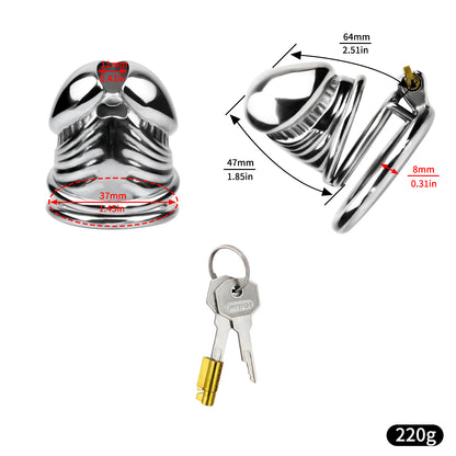 Steel Chastity Cage - 6