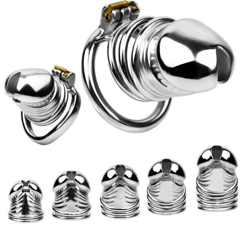 Steel Chastity Cage - 1