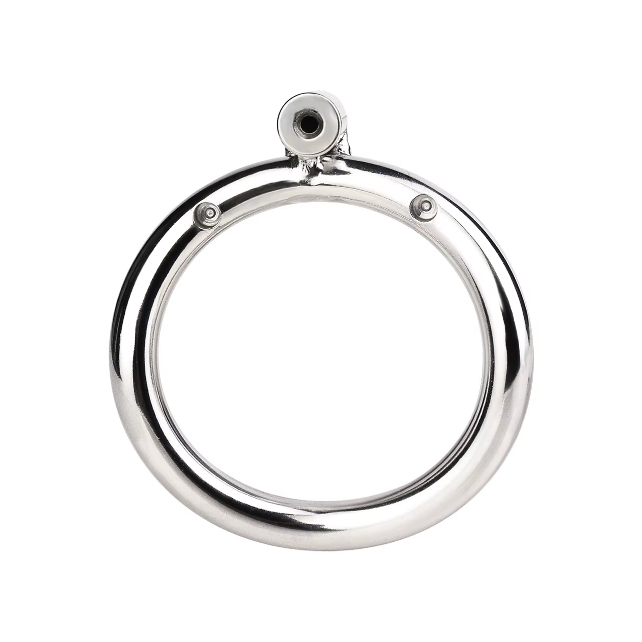 Steel Chastity Device with PA -ring