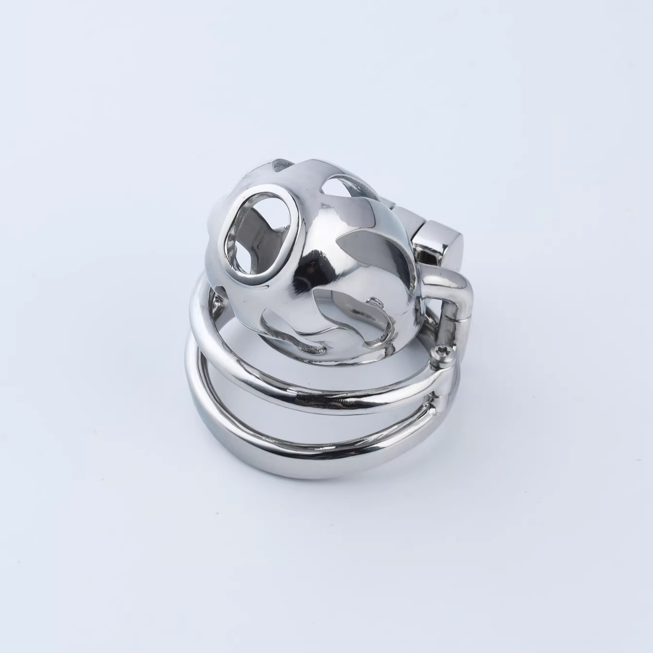 Steel Custom Chastity Cage T11 - 12