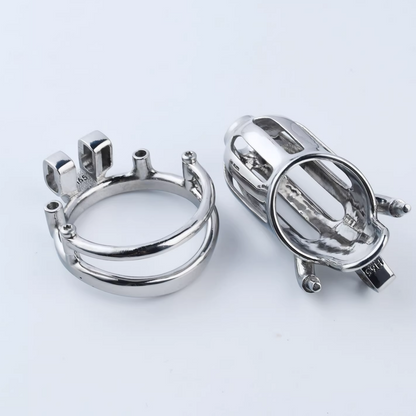 Steel Custom Chastity Cage T11 - 10