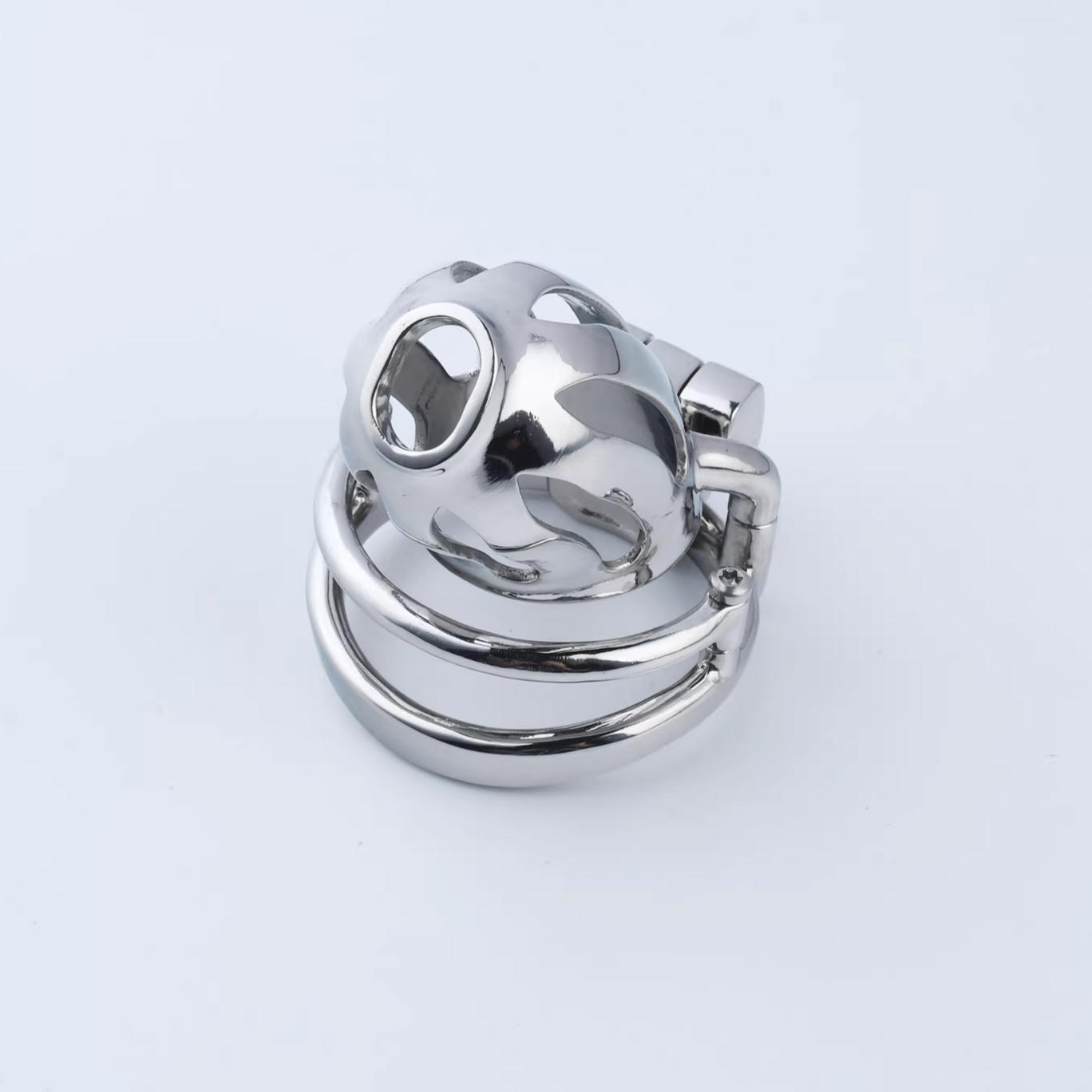 Steel Custom Chastity Cage T11 - 6