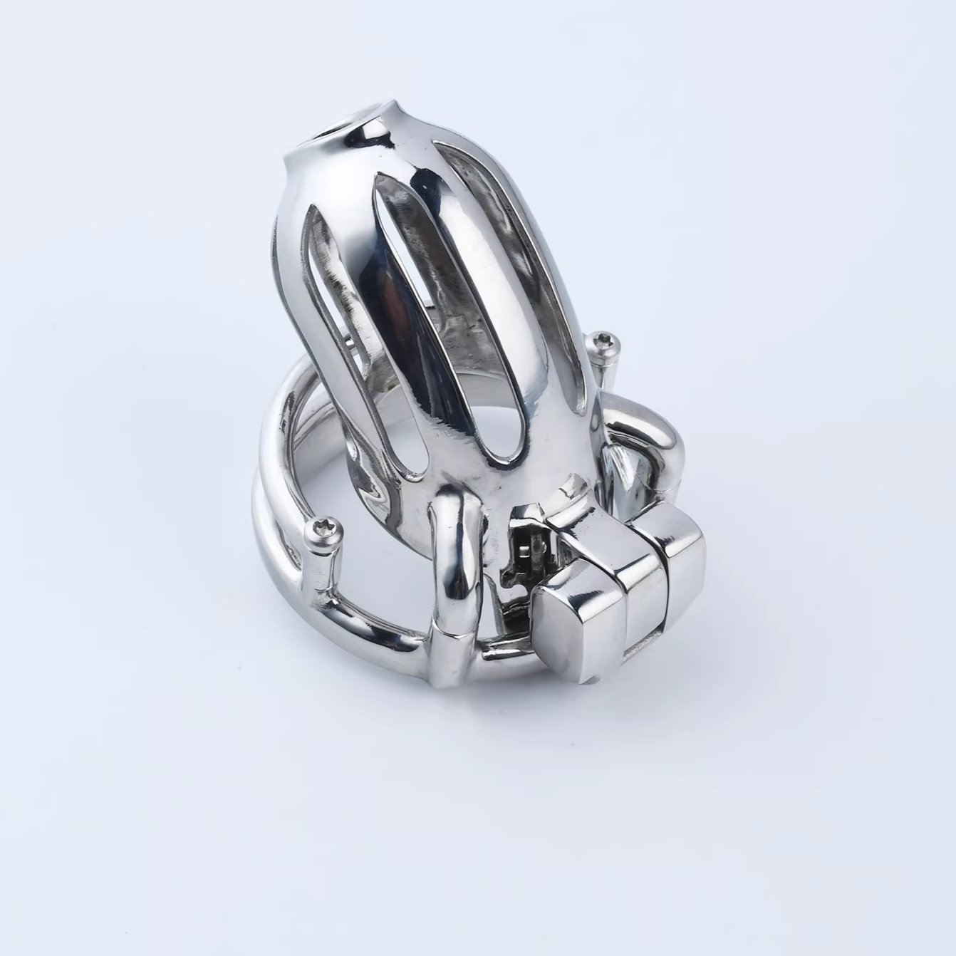 Steel Custom Chastity Cage T11 - 2