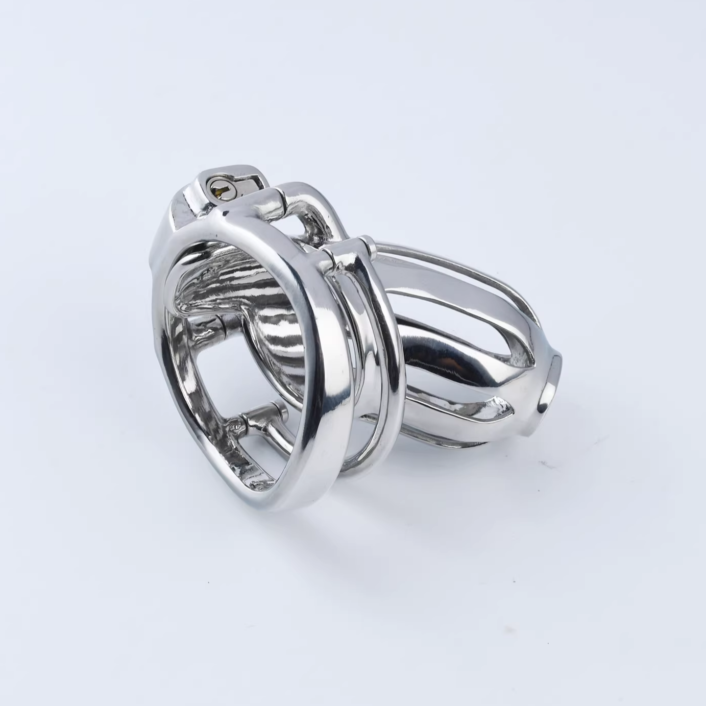 Steel Custom Chastity Cage T11 - 6