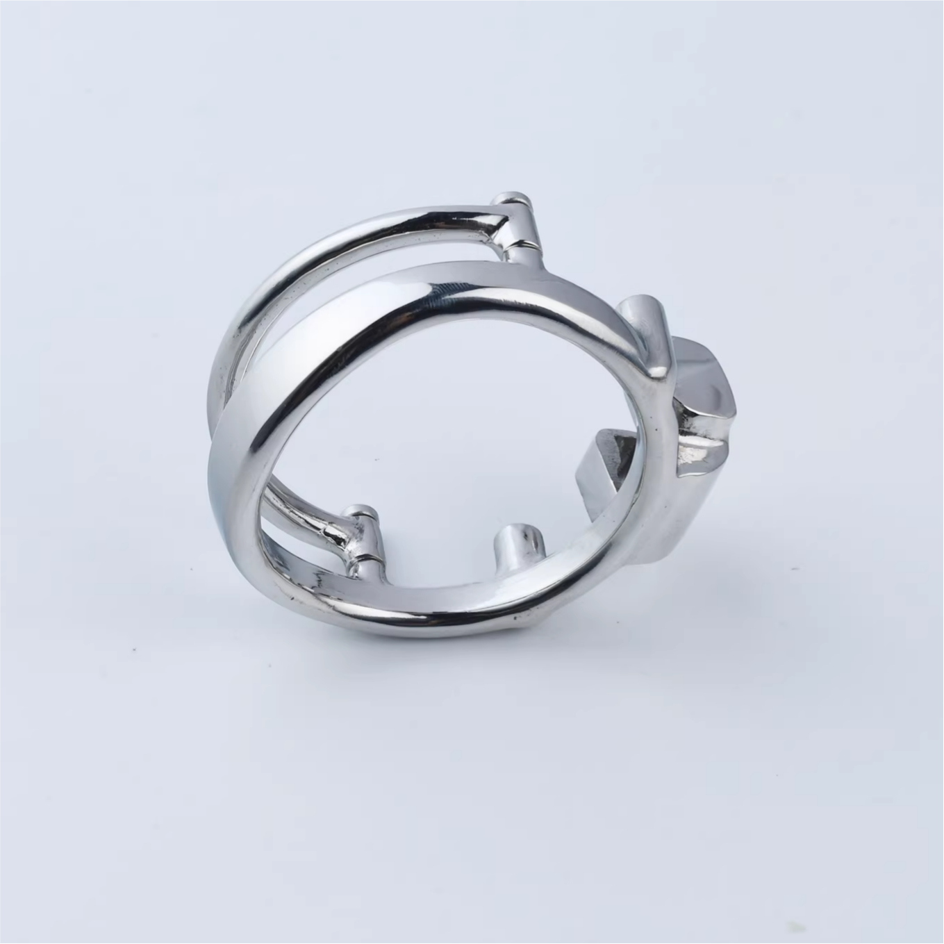 Steel Custom Chastity Cage T11 - 7