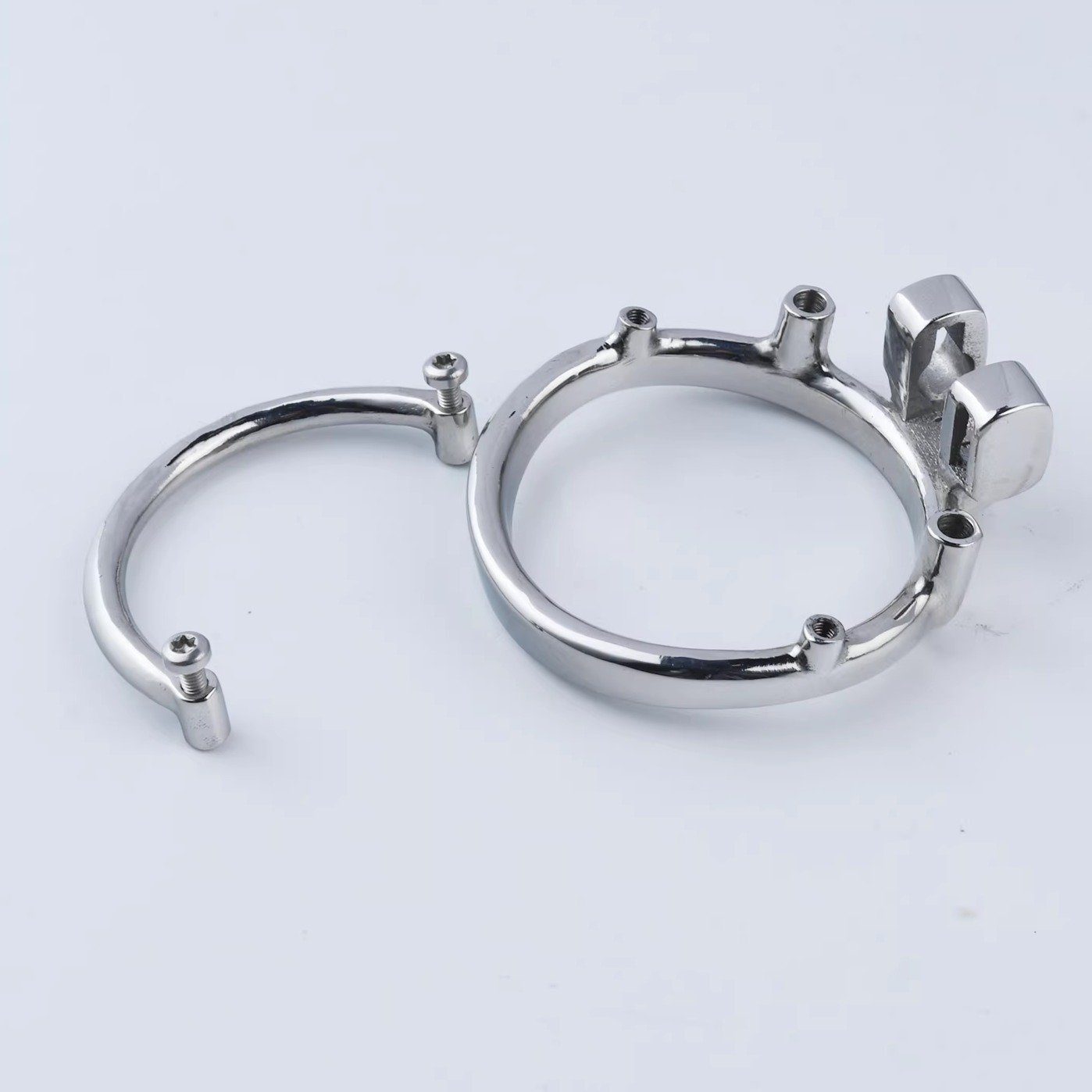 Steel Custom Chastity Cage T11 - 8