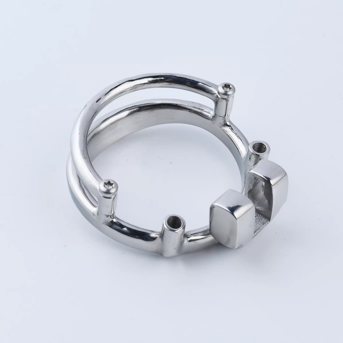 Steel Custom Chastity Cage T11 -  9