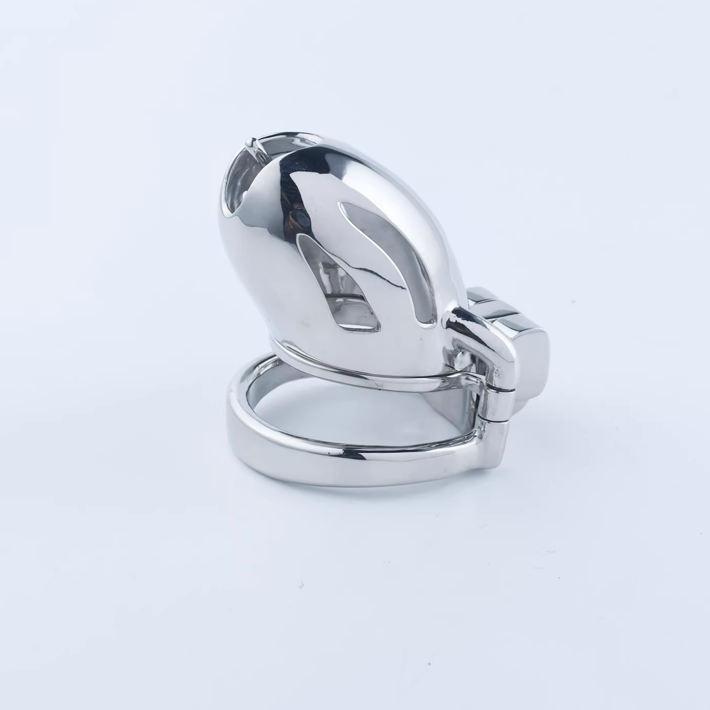Steel Custom Chastity Cage With PA T12