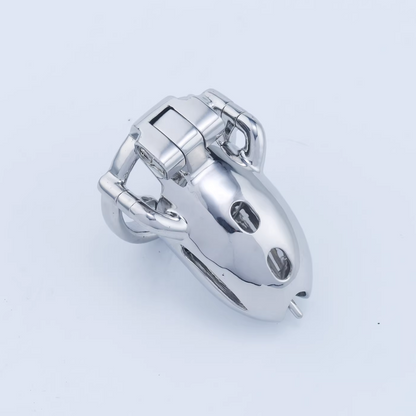 Steel Custom Chastity Cage With PA T12