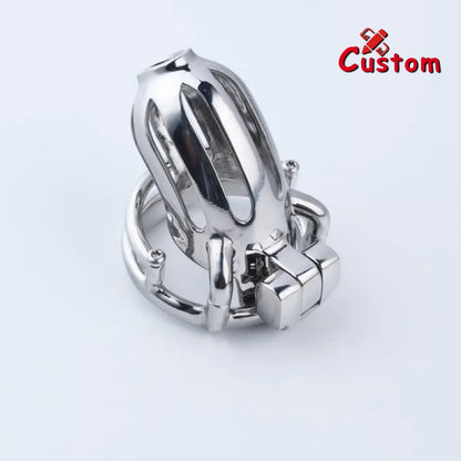 Steel Custom Chastity Cage T11