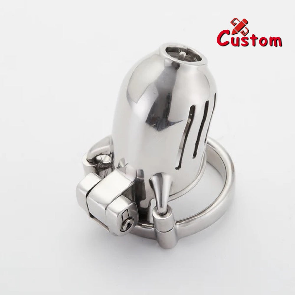 Full Steel Custom Chastity Cage With PA T13