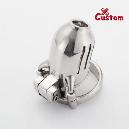 Full Steel Custom Chastity Cage With PA T13