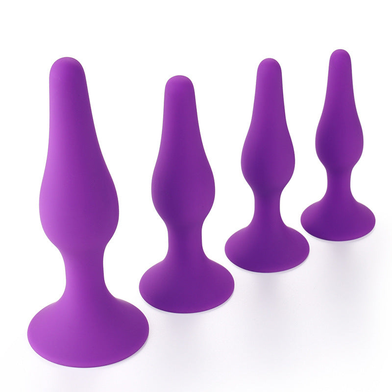 Sililcone Suction Cup Butt Plug