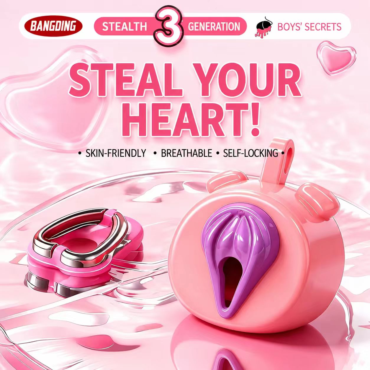 Sweet Pussy Chastity Cage
