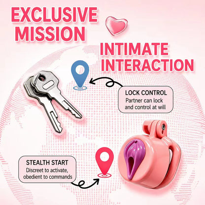 Sweet Pussy Chastity Cage
