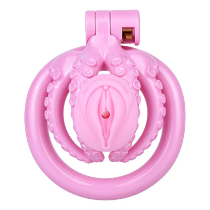 Pink tentacle cage with optional front tube