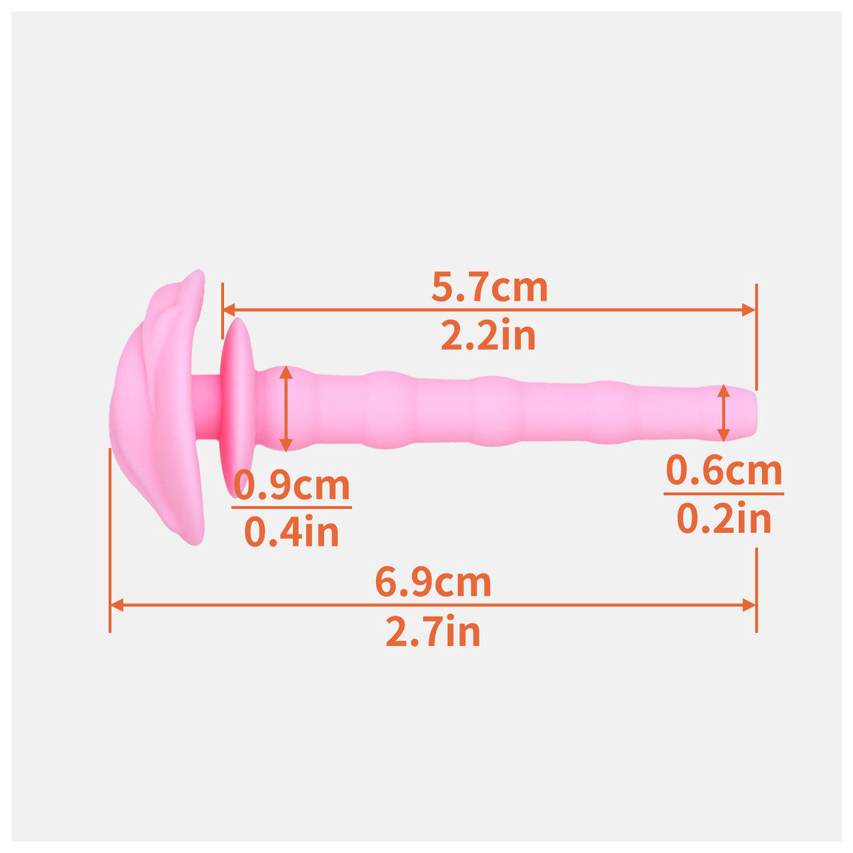 Optional tube measurements in centimeters