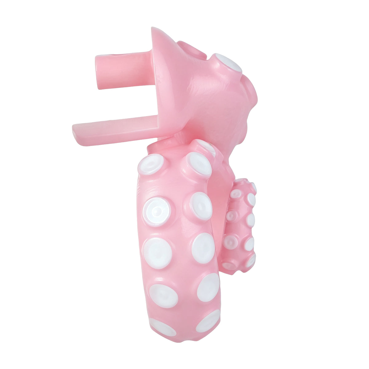 Pink front cage detached from base ring