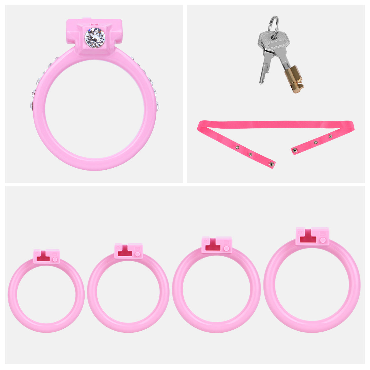The Contract Of Time Diamonds Chastity Cage