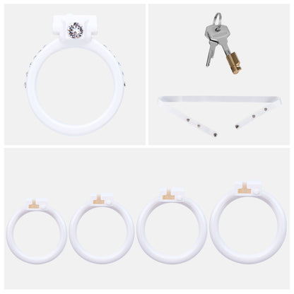 The Contract Of Time Diamonds Chastity Cage