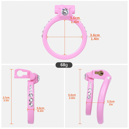 The Contract Of Time Diamonds Chastity Cage