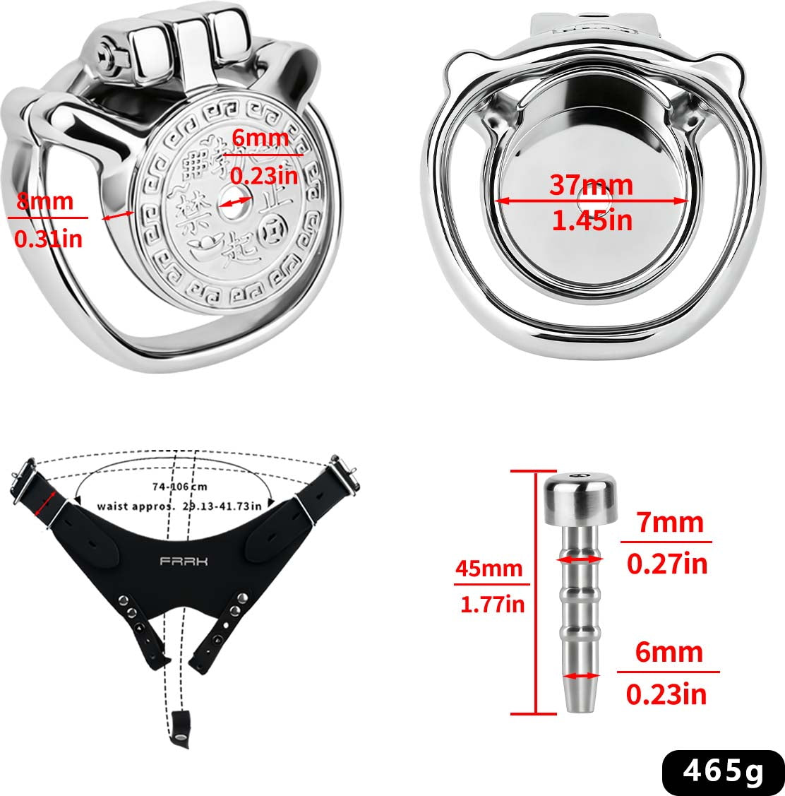 Tongbao Chastity Lock