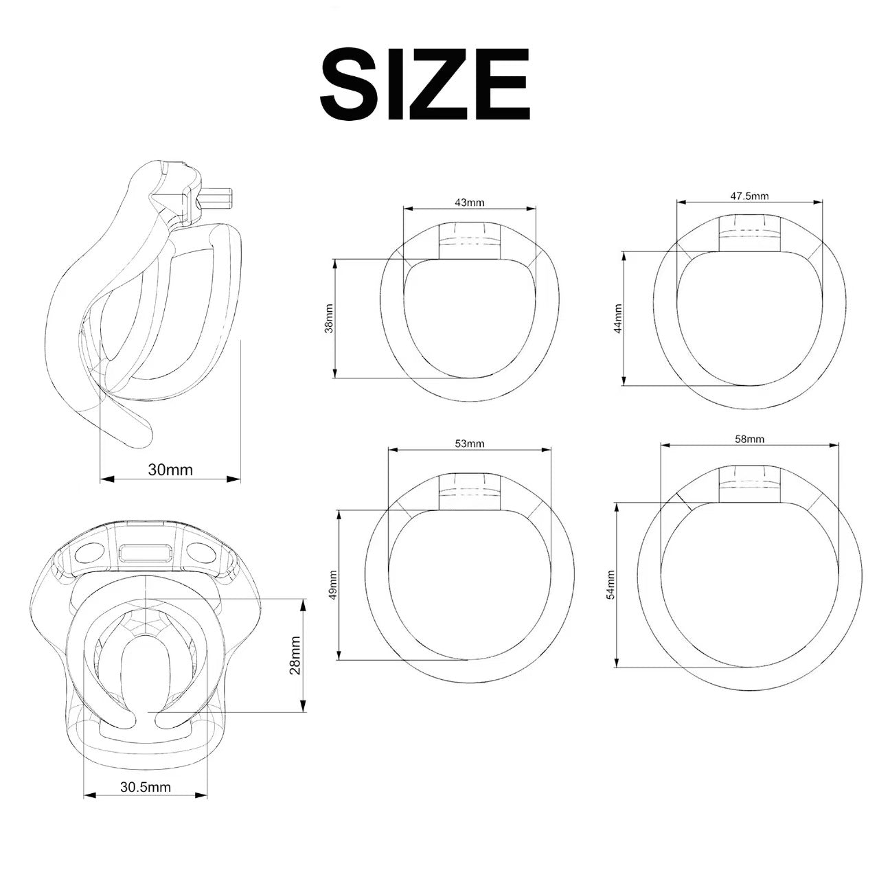 Ultra-Micro Dual-Layer Chastity Cage 8