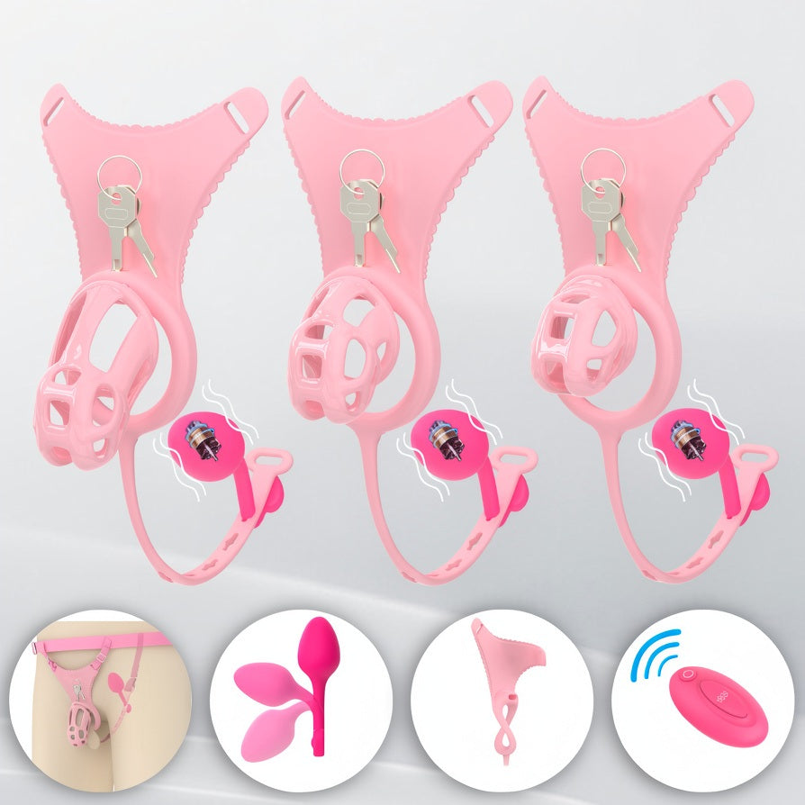 Upgrade Cobra Chastity Cage With Underwear And Plug