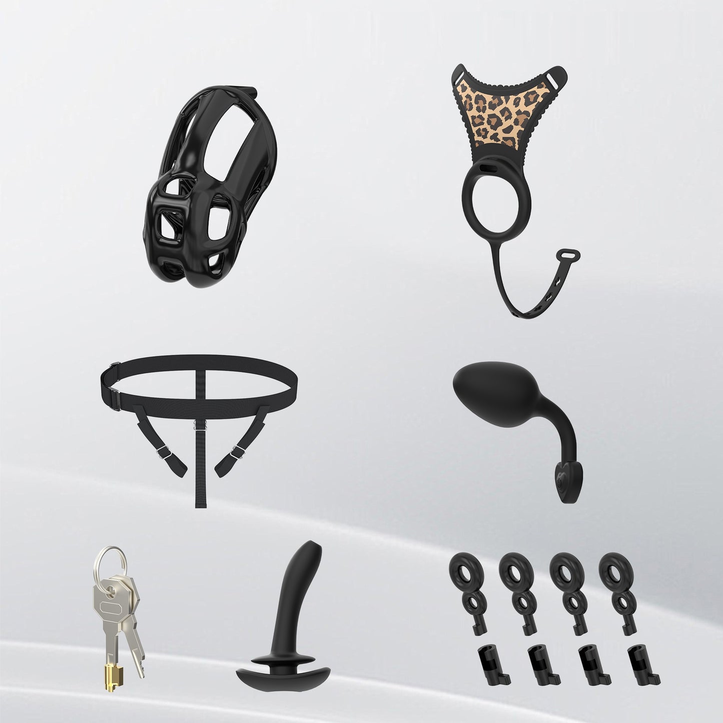 Upgrade Cobra Chastity Cage With Underwear And Plug