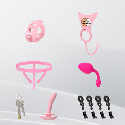 Upgrade Cobra Chastity Cage With Underwear And Plug