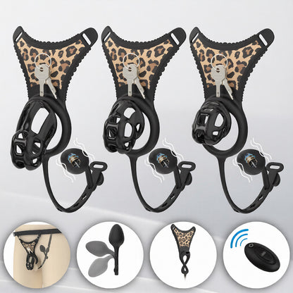 Upgrade Cobra Chastity Cage With Underwear And Plug