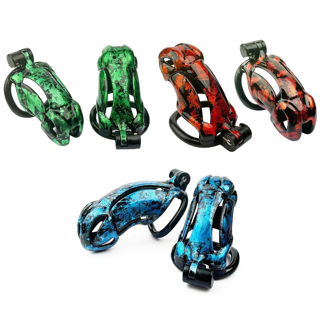 Viper Camo Print Chastity Cage