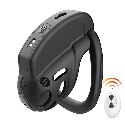 War Dragon Remote Control Vibration Chastity Cage