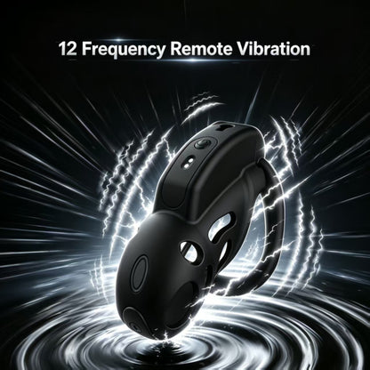 War Dragon Remote Control Vibration Chastity Cage