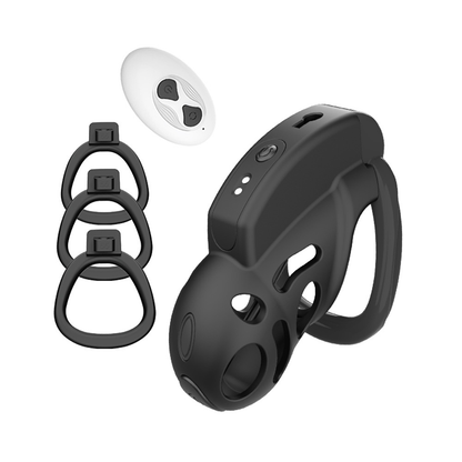 War Dragon Remote Control Vibration Chastity Cage