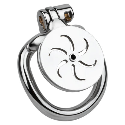 Wind and Fire Wheel Flat Chastity Lock - 2