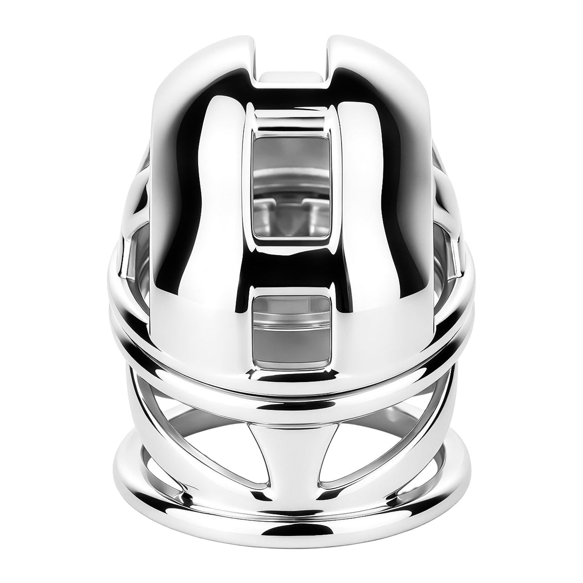 Yaokai chastity cage alternate angle on white background