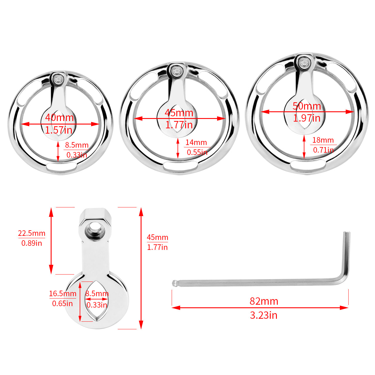 Zeus' Eye Flat Chastity Cage