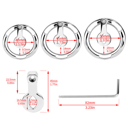 Zeus' Eye Flat Chastity Cage