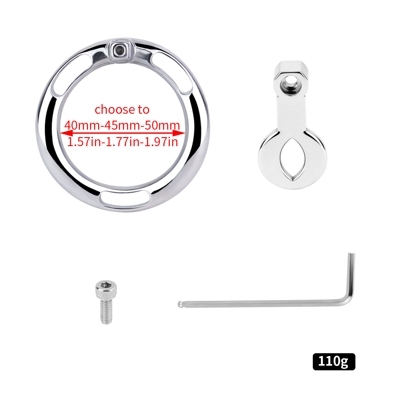 Zeus' Eye Flat Chastity Cage
