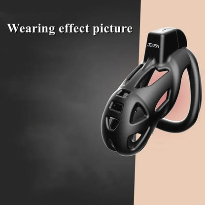 High Quality Cobra Male Chastity Cage With 3 Size Arc Penis Rings Discreet Sissy Femboy Cock Cage Devices Men Adult Goods