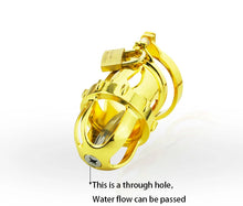 Load image into Gallery viewer, 24k Gold Plating Male Chastity Device
