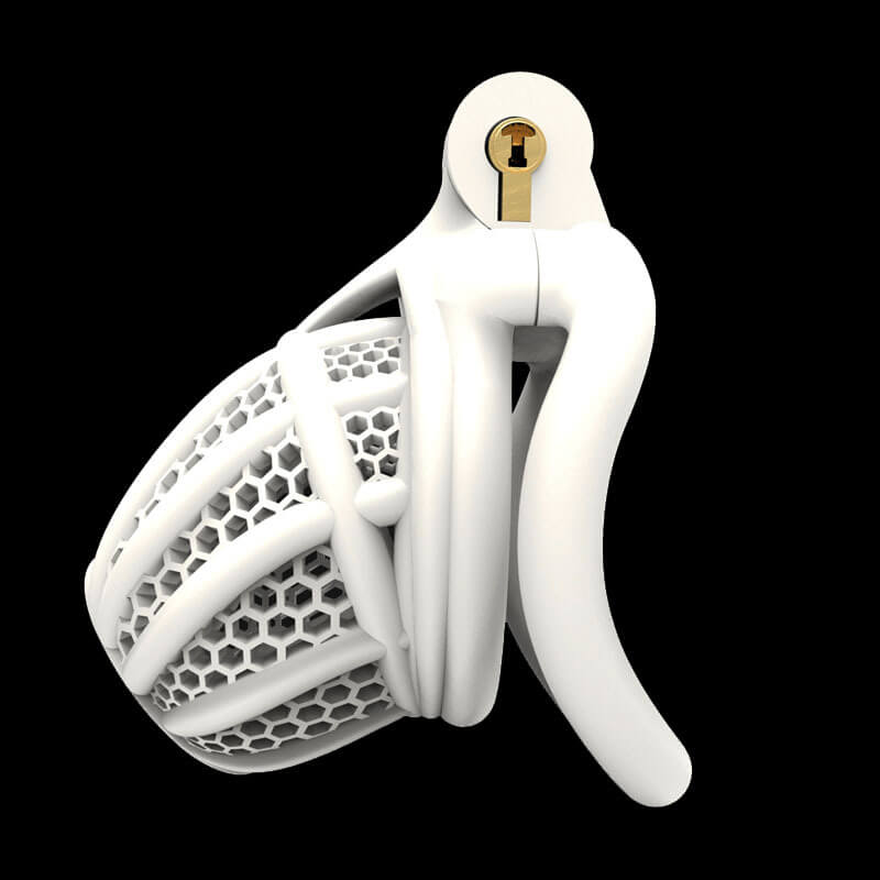 Honeycomb 3D Chastity Cage - Nylon Resin Material