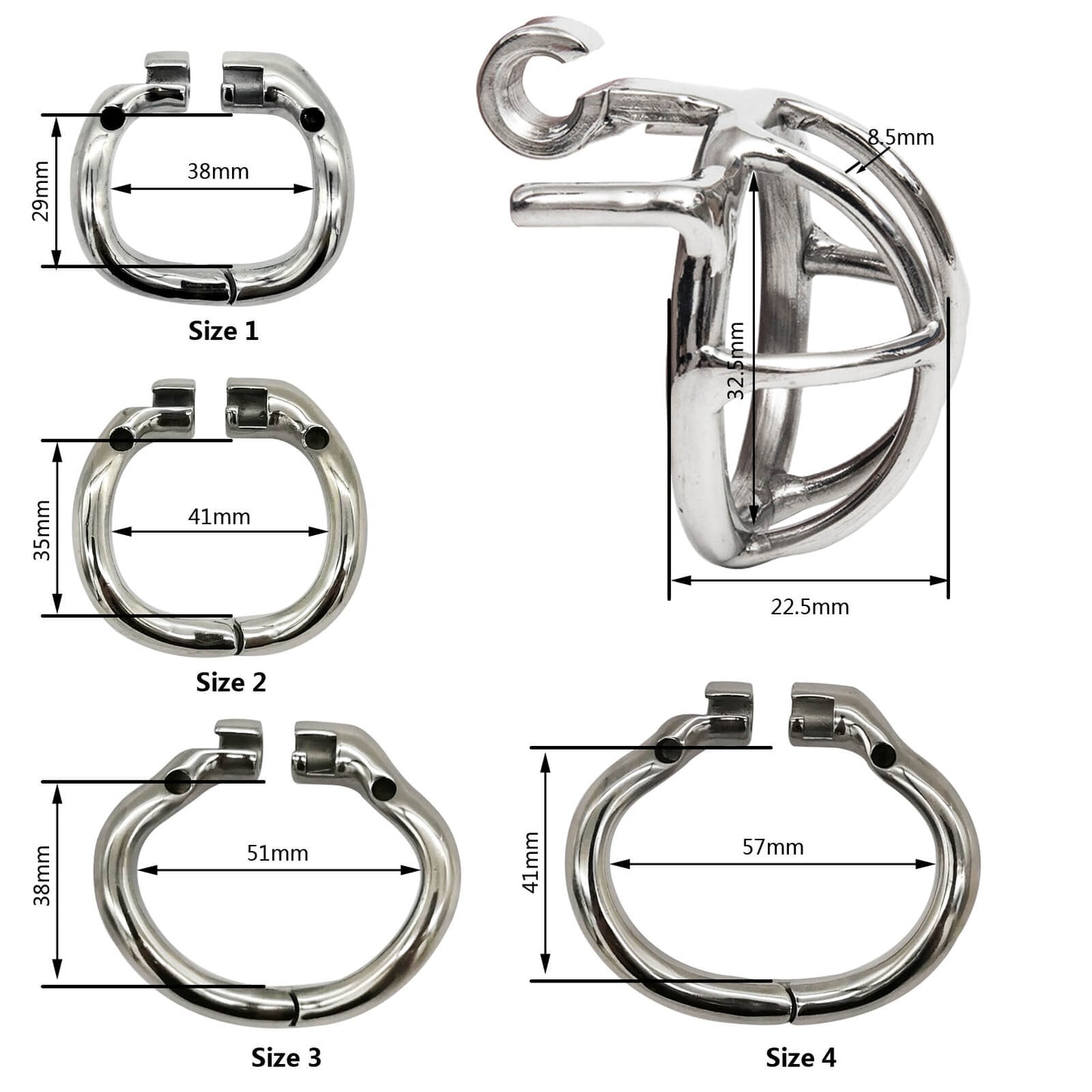 Cage de chasteté masculine