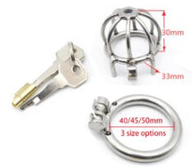 Load image into Gallery viewer, Chicken Prison Steel Chastity Cage (1.18&quot; Inch)
