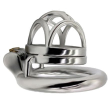 Load image into Gallery viewer, Tiny Steel Chastity Cage - No Erection Risk!
