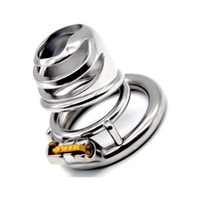 Load image into Gallery viewer, Big Urine Mouth Steel Chastity Cage(1.54&quot;)
